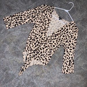 Cheetah Deep V Shirt